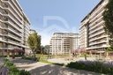 Immeubles et parc de Batıyakası Göl (rendu 3D)