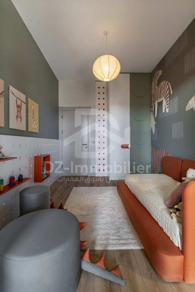 Chambre d’enfant de l’appartement témoin 3+1