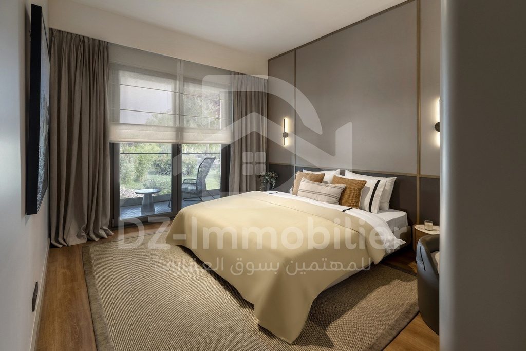 Chambre parentale de l’appartement témoin 4,5+1