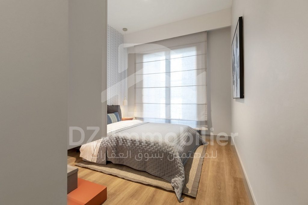 Chambre de l’appartement témoin 4,5+1