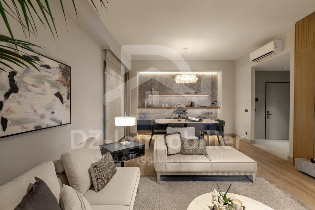 Séjour de l’appartement témoin 3+1