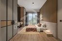 Chambre parentale de l’appartement témoin 3+1
