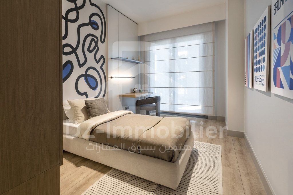 Chambre de l’appartement témoin 3+1