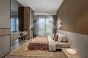 Chambre parentale de l’appartement témoin 3+1