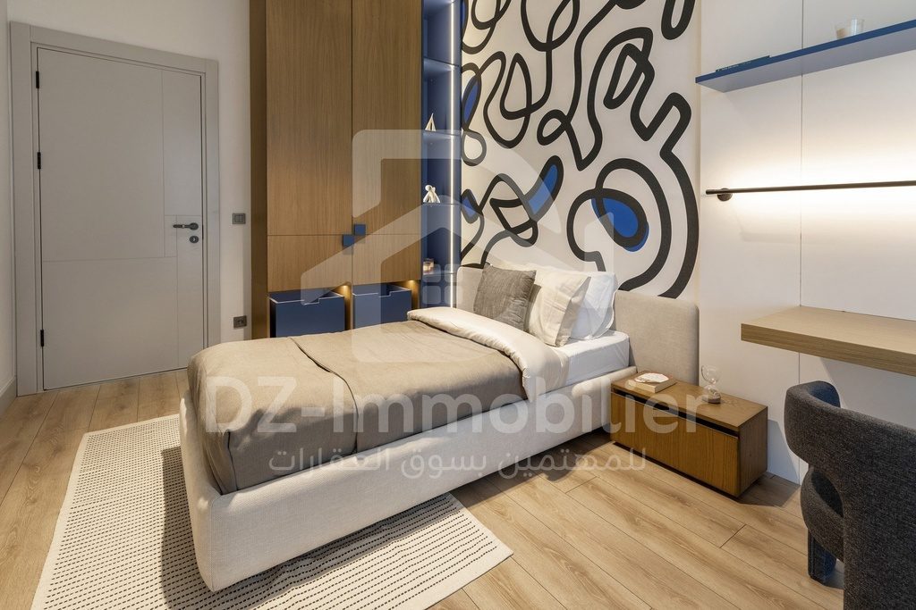 Chambre de l’appartement témoin 3+1
