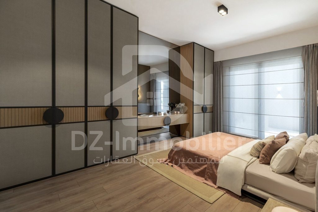 Chambre parentale de l’appartement témoin 3+1