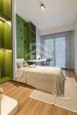 Chambre d’enfant de l’appartement témoin 4,5+1