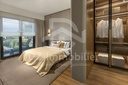 Chambre parentale de l’appartement témoin 4,5+1
