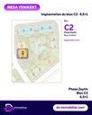 Plan de situation : implantation du bloc C2 dans la phase Zeytin de Mesa Yenikent