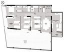 Plan coté de l'appartement F6 de 131 m² (type T6c+T) : pièces, cotes et surfaces