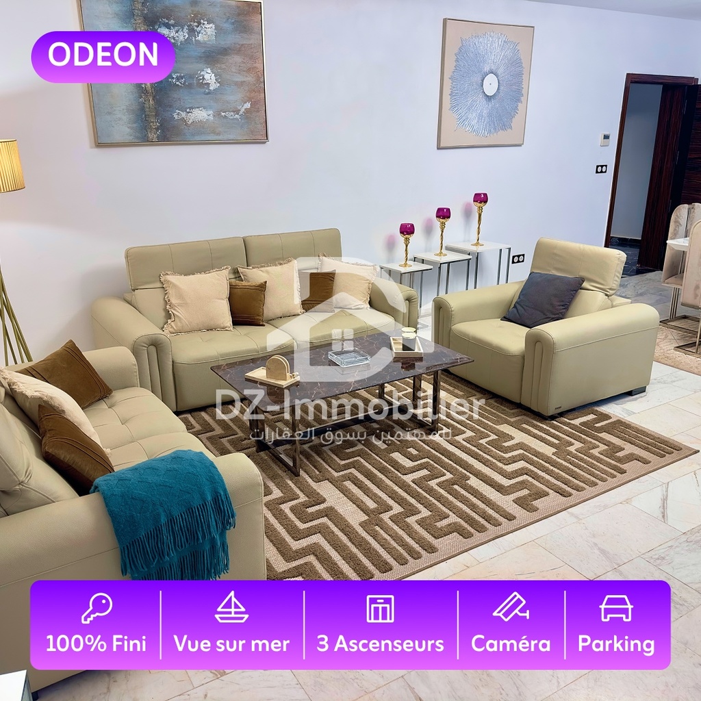 Vente Appartement F3 (139m²) – Tour d’Odéon, Akid Lotfi, Oran