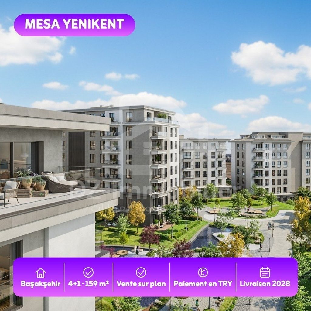 [Bloc D1] Vente Appartement 4+1 BAŞAKŞEHİR, ISTANBUL, TURKEY