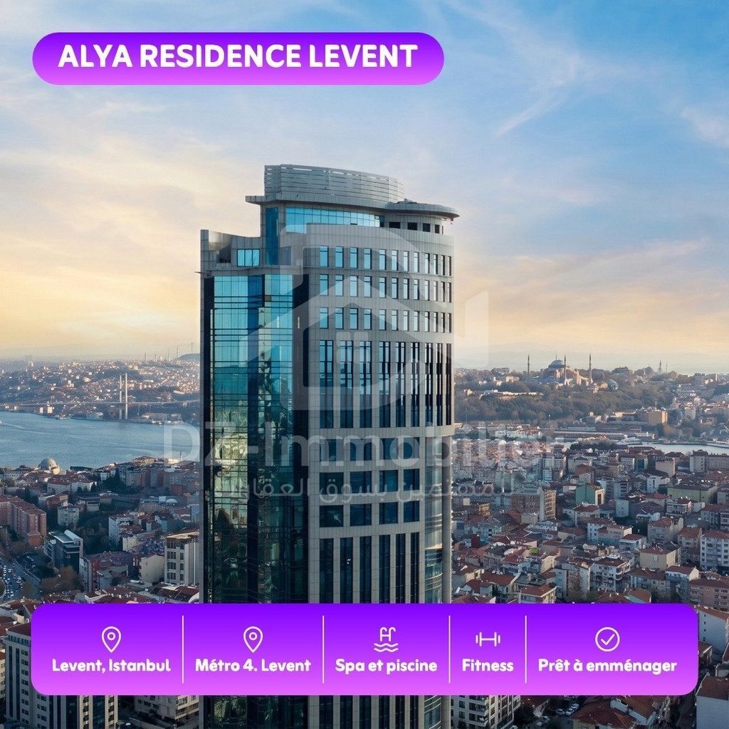 Venta Apartamento 1+1 (F2) – Alya Residence Levent, Levent, Estambul