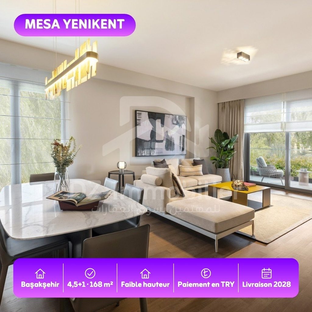 [Block C2] Sale Apartment 4.5+1 BAŞAKŞEHİR, ISTANBUL, TURKEY
