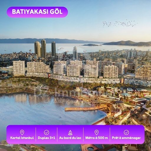 Vente Appartement 3+1 Duplex (232,5–238,3 m² brut) – Batıyakası Göl Cadde, Esentepe, Kartal, Istanbul
