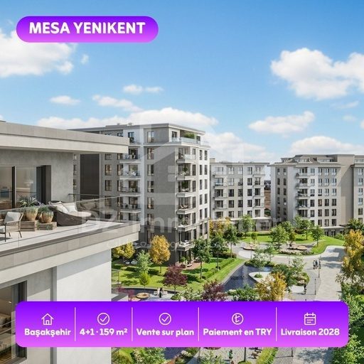 [Bloc D1] Vente Appartement 4+1 BAŞAKŞEHİR, ISTANBUL, TURKEY